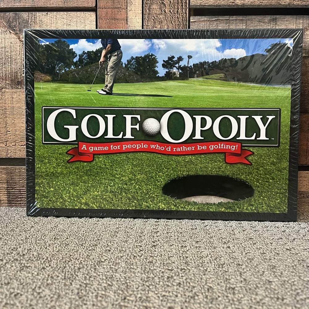 GolfOpoly Board Game - Late For The Sky Golfing - 2000, New/Sealed RARE